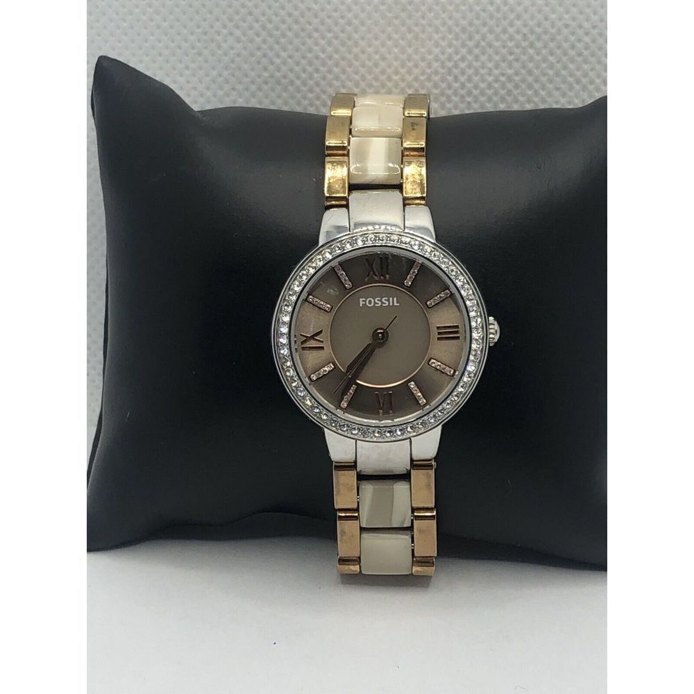 Fossil ES4147 Women's Rose Gold Stainless Steel Analog Dial Quartz Watch PQ85